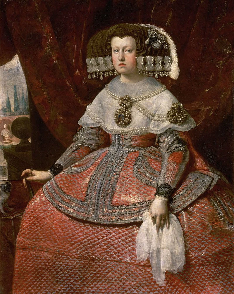 Ritratto della Regina Maria Anna figlia di Ferdinando III d'Austria - Kunsthistorisches Museum